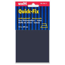 Flickstoff Quick-Fix 12 x 39 cm - dunkelblau